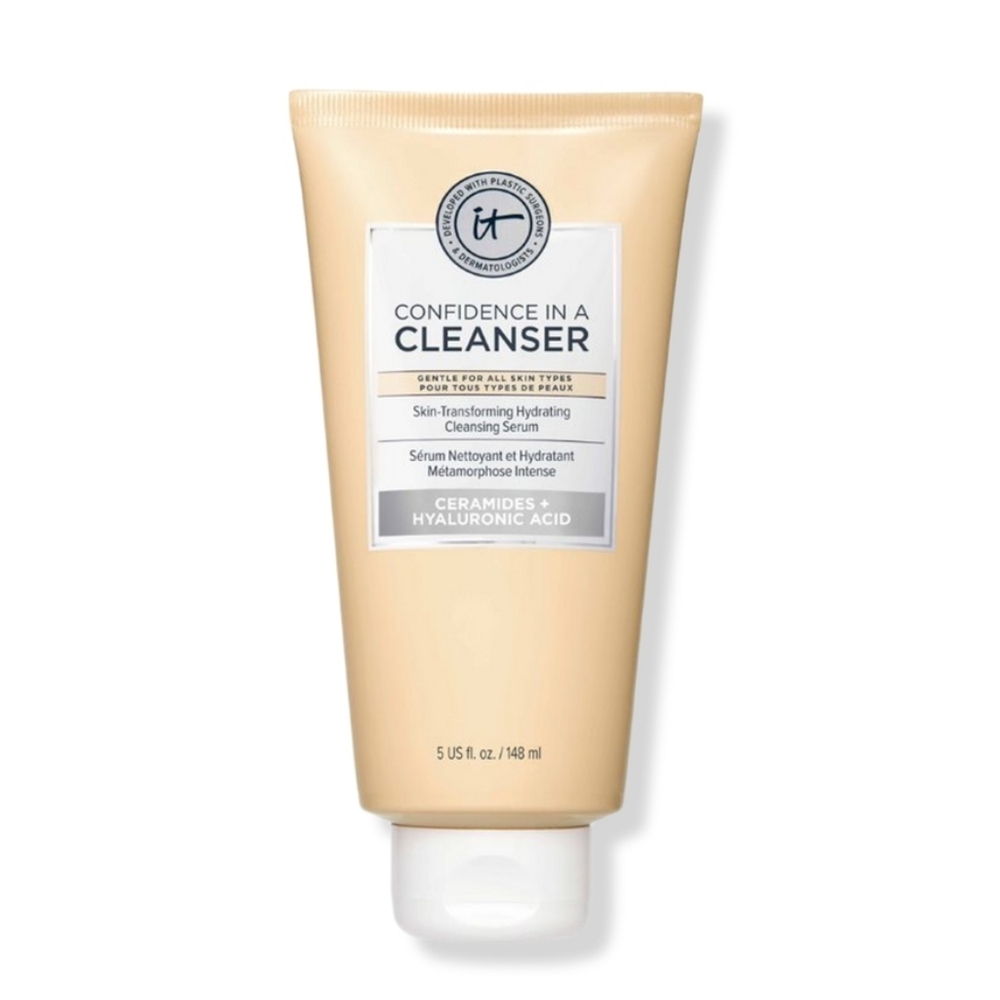 IT Cosmetics Confidence in a Cleanser, Gentle For All Skin Types, 5.0 Oz, New
